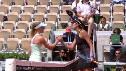 Roland-Garros : Fiona Ferro ne passe pas l'obstacle Muguruza !