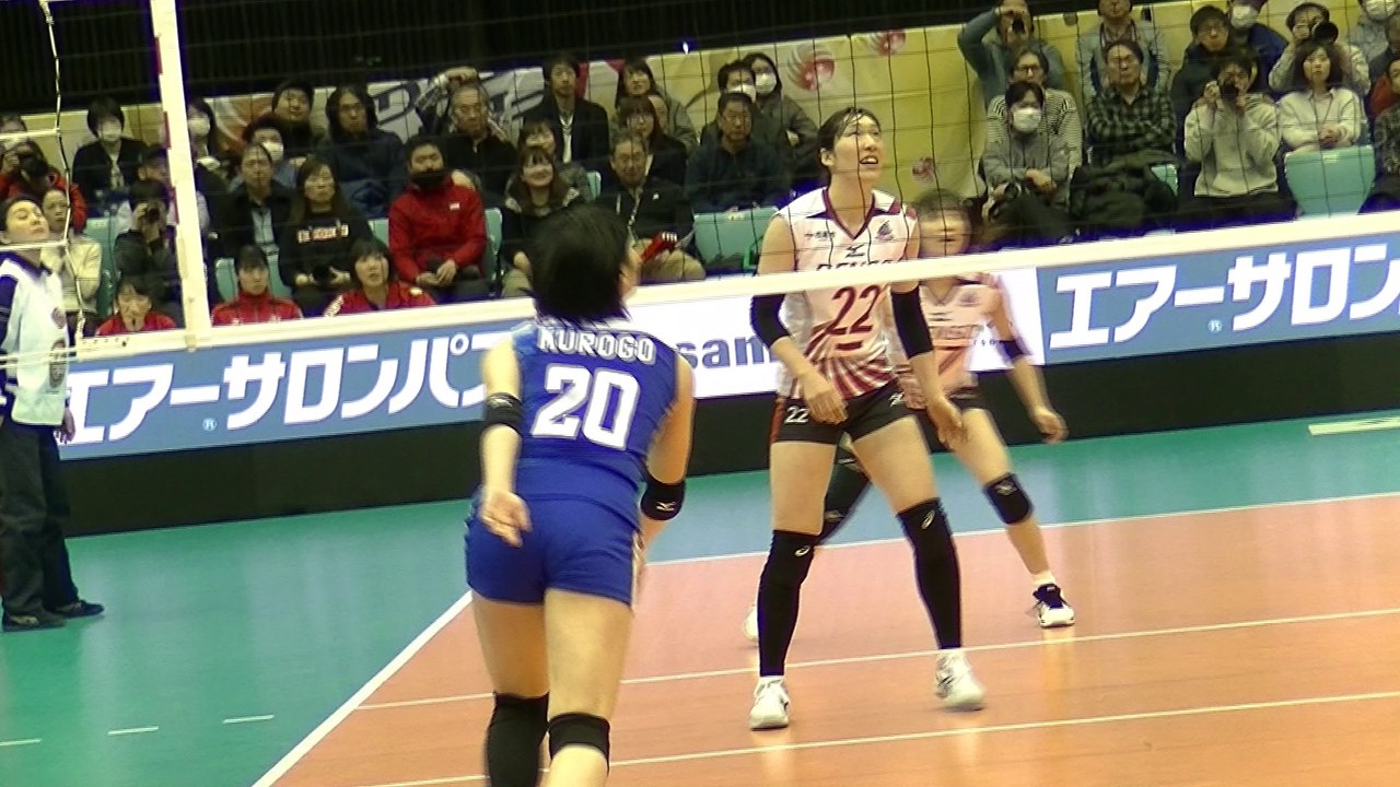 黒後愛選手その②(Ai Kurogo)東レアローズ【女子ﾊﾞﾚｰﾎﾞｰﾙVﾌﾟﾚﾐｱﾘｰｸﾞﾌｧｲﾅﾙﾗｳﾝﾄﾞ2017-2018】2018.2.24川崎市とどろきアリーナ
