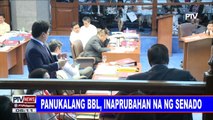 Panukalang BBL, inaprubahan na ng Senado