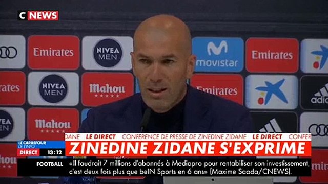 Zinedine Zidane annonce son départ surprise du Real Madrid après sa troisième victoire en Ligue des Champion