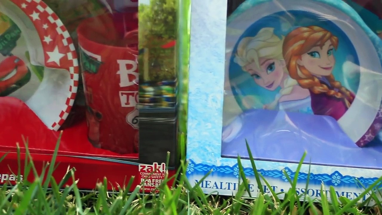 SET PARA COMER DE FROZEN, PAW PATROL Y CARS l KIDS MEALTIME SET