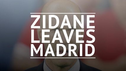 Download Video: FOOTBALL: La Liga: Zinedine Zidane leaves Real Madrid