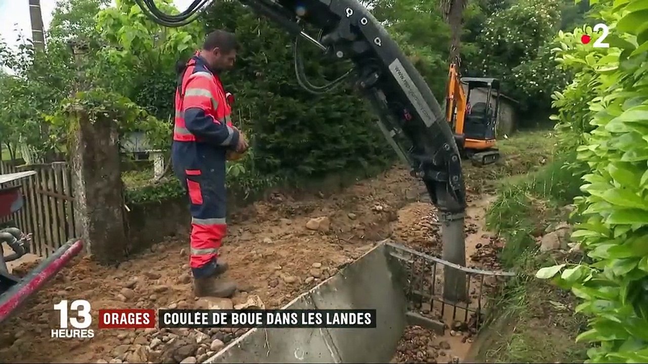 Orages : Les Landes touchées par des coulées de boue