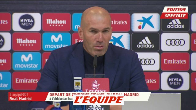 Zidane «Je me suis fait siffler» - Foot - ESP - Real Madrid