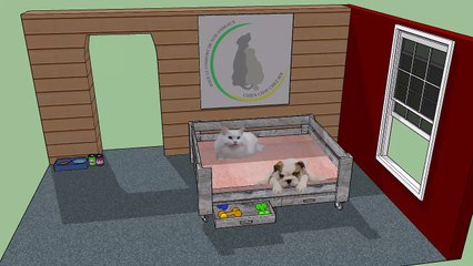 Projet de panier pour chien (Sketchup)
