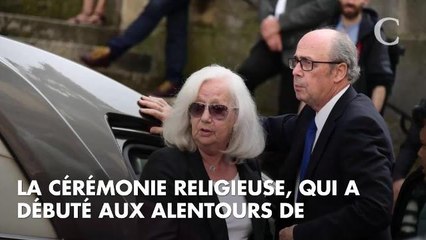 PHOTOS. Obsèques de Pierre Bellemare : Michel Drucker, Line Renaud.... réunis po...