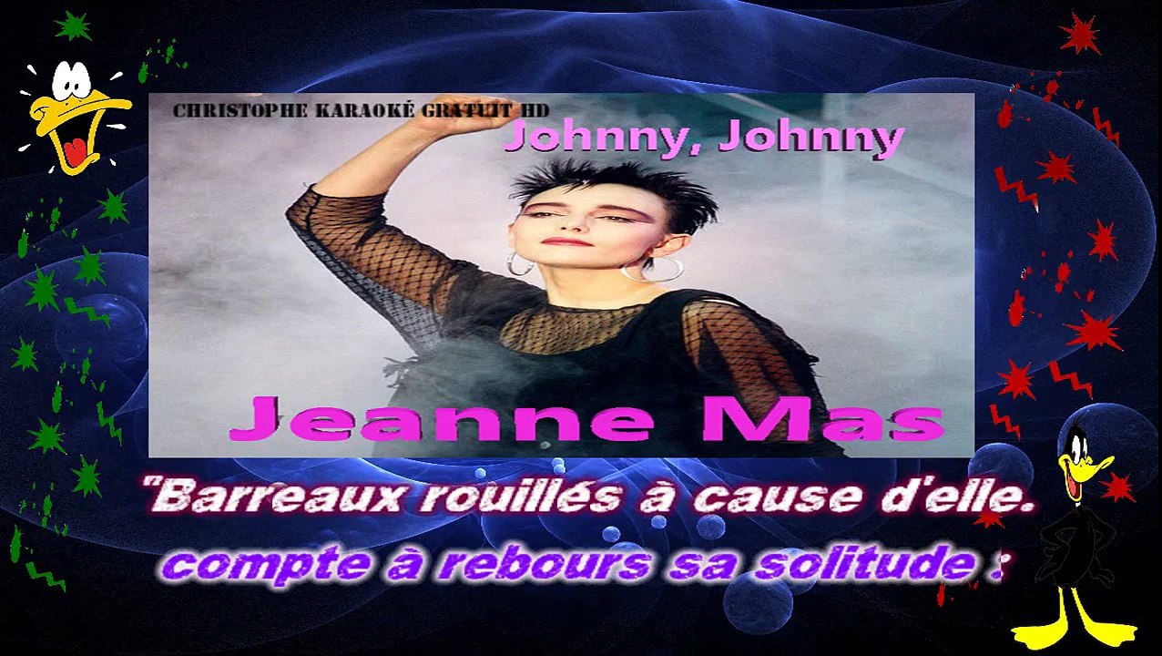 Jeanne Mas - Johnny Johnny KARAOKE / INSTRUMENTAL