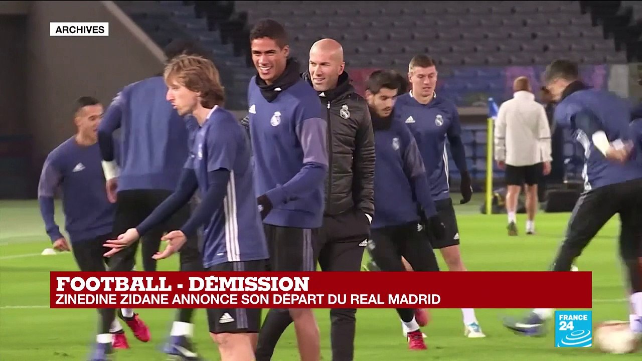 Zidane quitte le Real Madrid