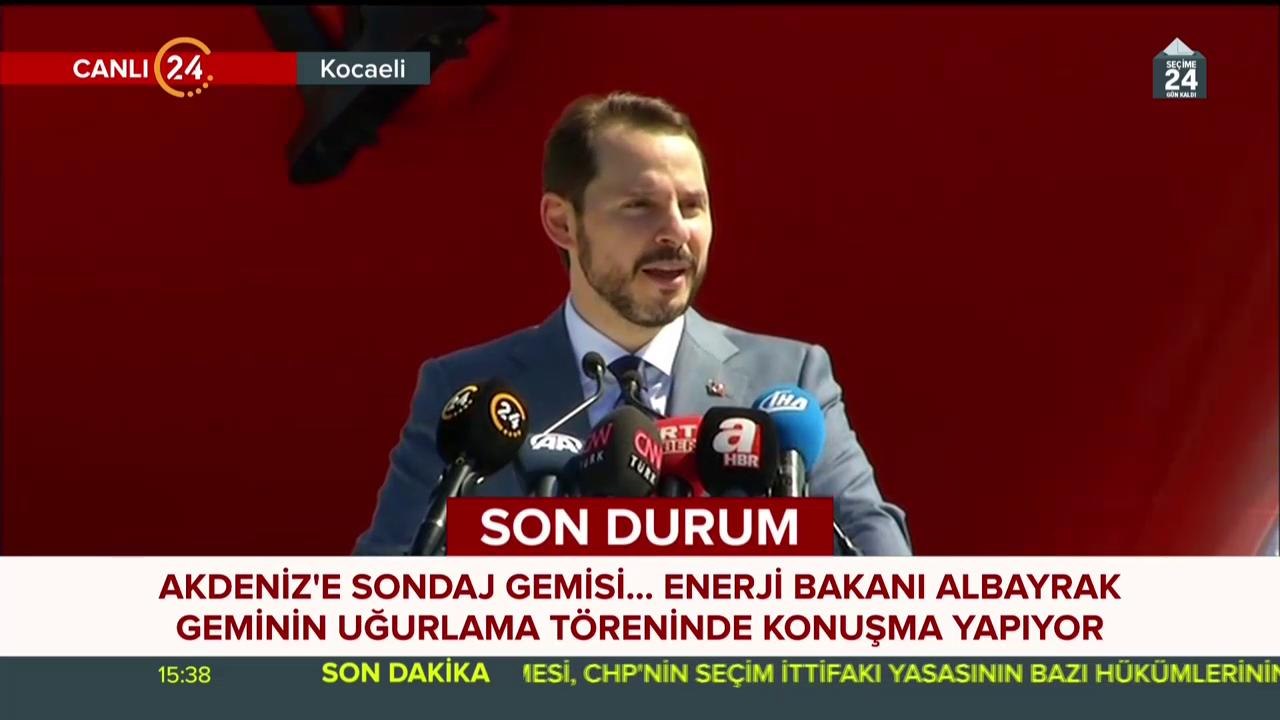 Akdeniz'e sondaj gemisi
