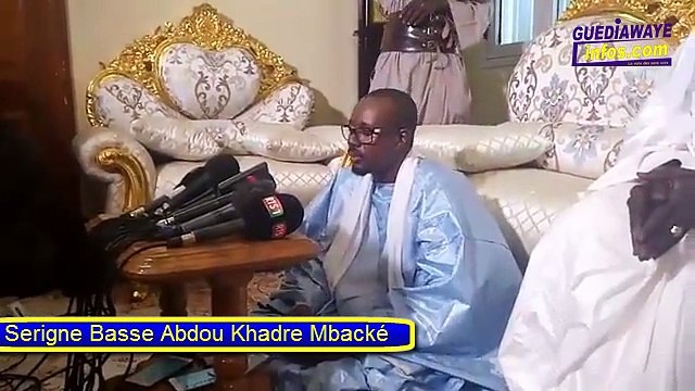Déclaration officielle de Serigne Mountakha Mbacké, Khalife général des Mourides