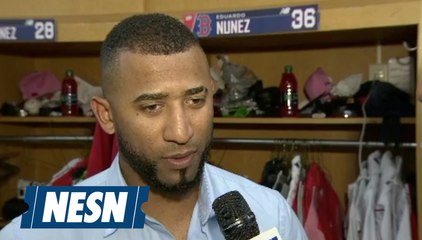 Eduardo Nunez weighs in on sweeping the Blue Jays