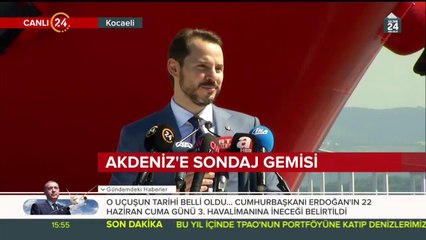 Akdeniz'e sondaj gemisi