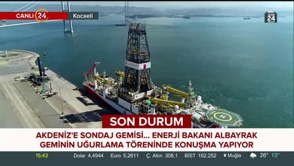 Akdeniz'e sondaj gemisi