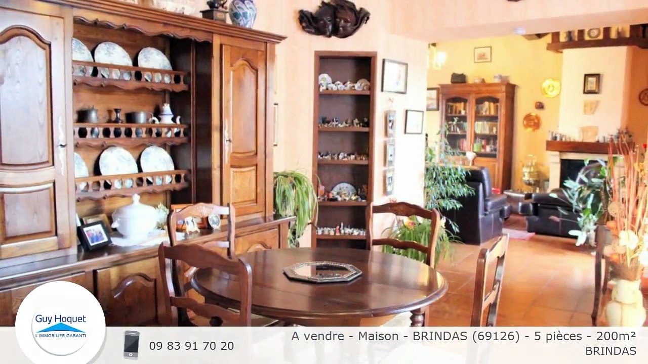 A vendre - Maison - BRINDAS (69126) - 5 pièces - 200m²