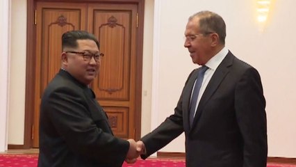 김정은, 러 외무장관 접견...러 "대북 제재 풀어야" / YTN