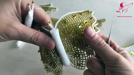 Kelebekli Havlu Kenarı, Kelebek Göbeğinin Yapılışı