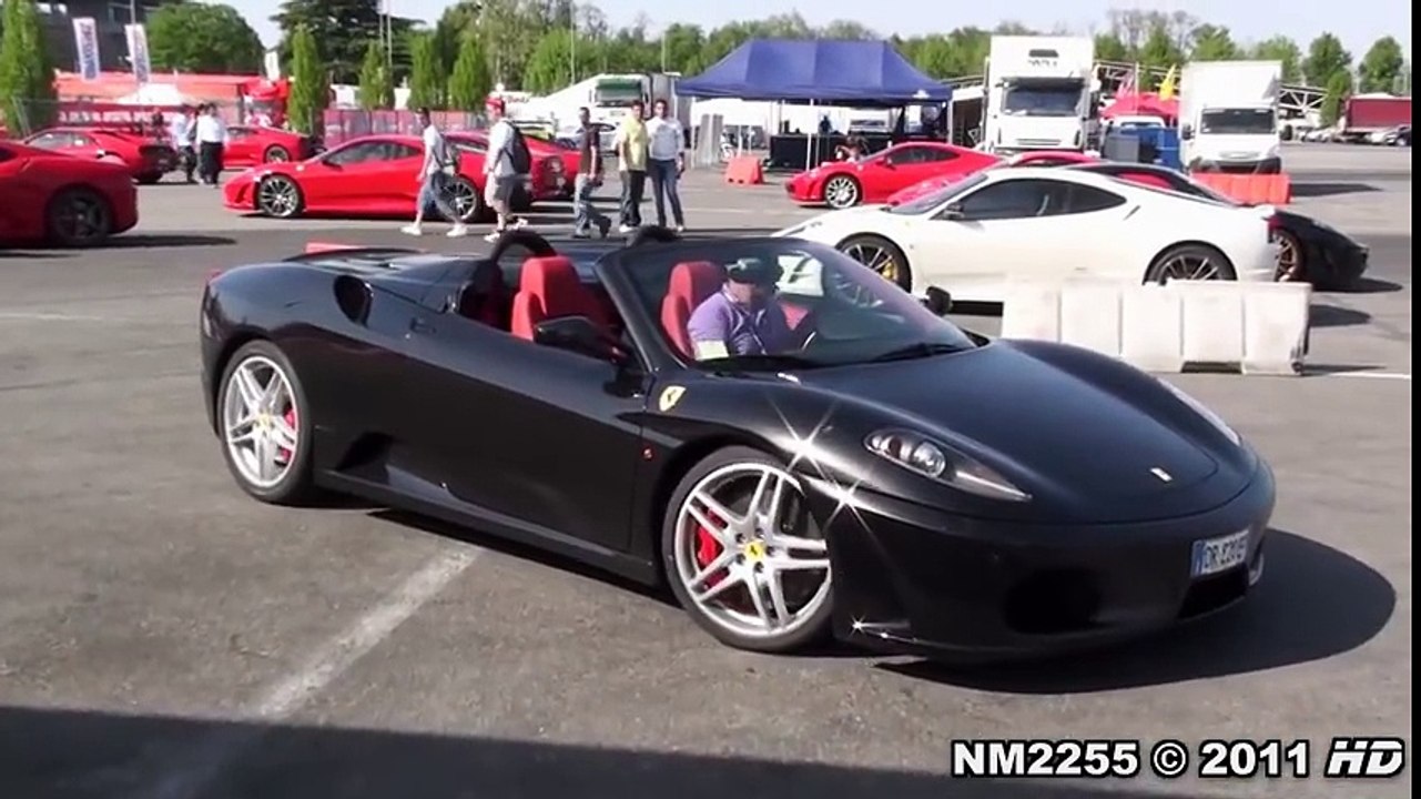 Decatted Ferrari F430 Spyder INSANE SOUND!!