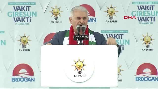 Giresun Başbakan Binali Yıldırım Giresun'da Konuştu 3