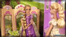 Histoires de Poupées | Princesse Raiponce Tour et Robe de Mariée avec Elsa