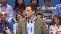 Pedro Sánchez: “Vamos a hacer una reforma fiscal de izquierdas. No vamos a subir ni un céntimo  de euro a la clase trabajadora.