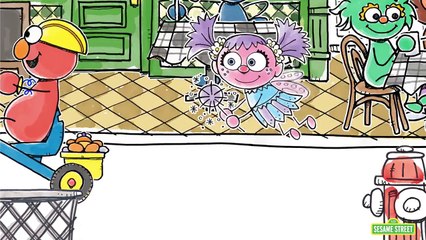 Sesame Street: Elmo Riding A Tricycle Song | Animated Video