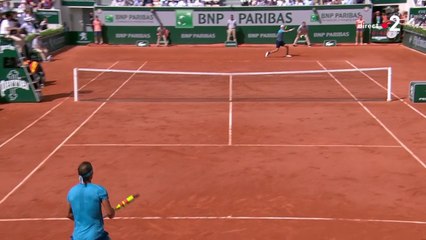 Roland-Garros 2018 : On cogne fort entre Rafael Nadal et Guido Pella !