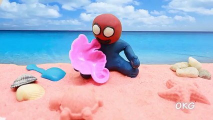 Baby Boy Sleeping Trouble and Sister Exercise Play Doh Stop Motion Video