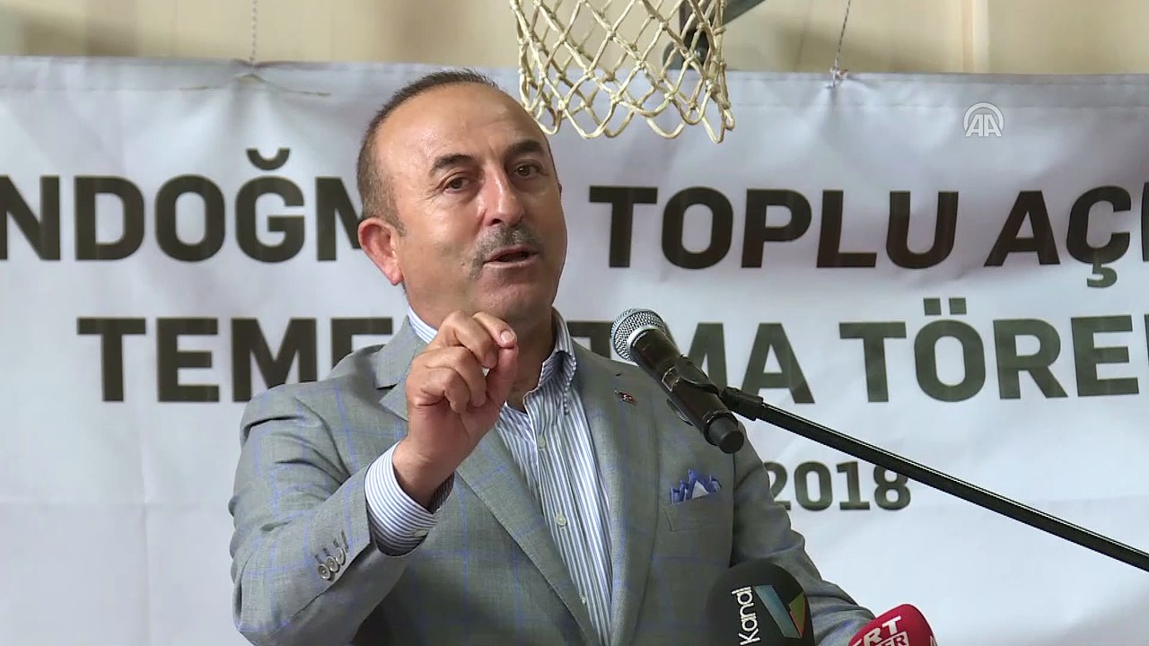 Dışişleri Bakanı Çavuşoğlu: 'İnsani yardım konusunda dünyada birinciyiz' - ANTALYA