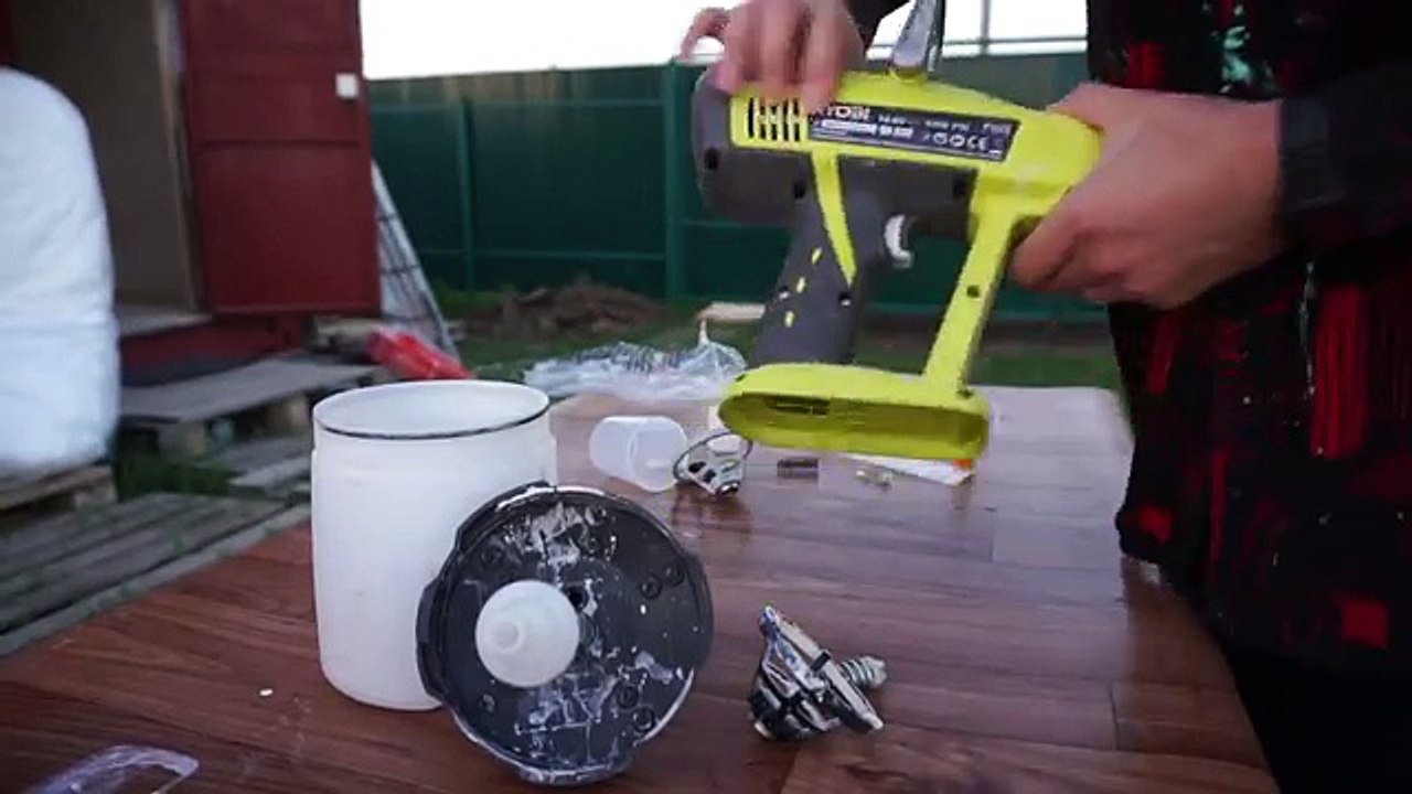 Аккумуляторный краскопульт Ryobi P620 - обзор, разборка/сборка, отзыв, личный опыт