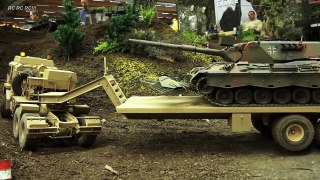 SPINNING WHEELS*TANKS STUCK IN DIRT!! STUNNING RC MODEL TANK, RC MILITARY VEHICLES IN ACTION