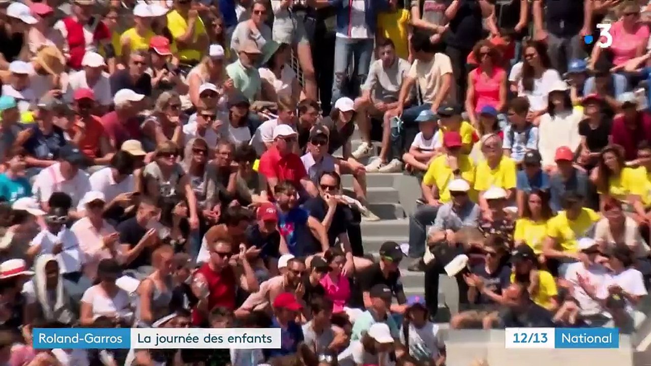 Roland-Garros : de nombreux jeunes passionnés par le tennis