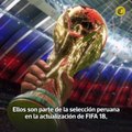 Cueva, Farfán, Flores y Carrillo están listos para saltar a la cancha en el EA SPORTS FIFA 18 de la FIFA World Cup. El capitán Paolo Guerrero no aparece, pero s