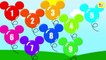 Learn to count 1-10 - Mickey Mouse Balloons Popping - Learning Numbers for toddlers & children