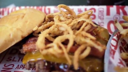 Smashburger - Big BBQ Bacon and Cheddar - and that's my lunch