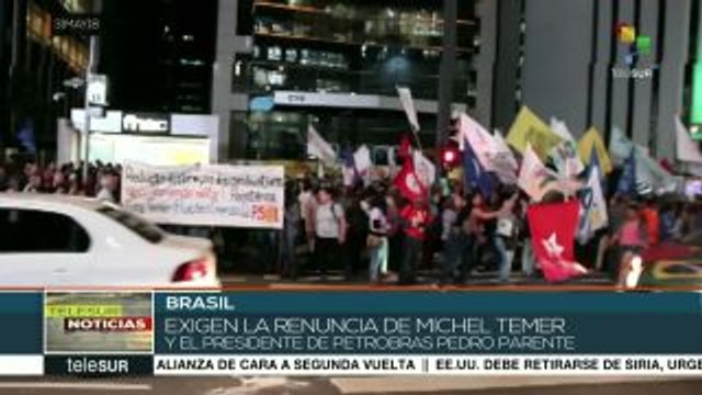 teleSUR noticias. Brasil: petroleros realizan paro de 72 horas