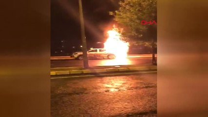 Şanlıurfa İlaçlama Aracı Alev Alev Yandı