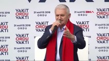 Ordu Başbakan Yıldırım Ordu'da Konuştu