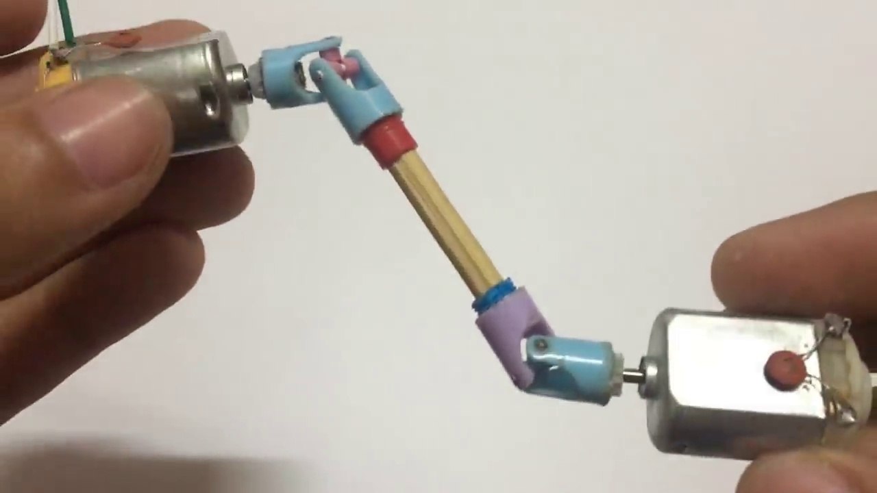 Amazing RC hoememade How to Make a Remote Control Heavy Truck Universal join with DC Motor