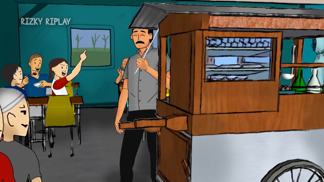 BAKSO POCONG, AWAL MULA BAKSO SETAN | Kartun Animasi Hantu, Cerita Misteri Indonesia - Rizky Riplay