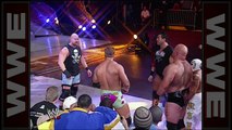 -Stone Cold- Steve Austin confronts Brock Lesnar days before WrestleMania- SmackDown, March 11, 2004