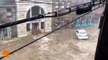 Flash Floods Sweep Away Cars in Ellicott City, Maryland