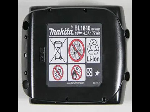 [- Makita BL1840 196399-0 18 V 4 Ah Li-ion Battery -]