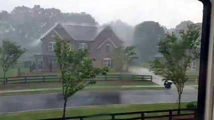 Heavy Rains, Strong Winds Batter Canton Neighorhood