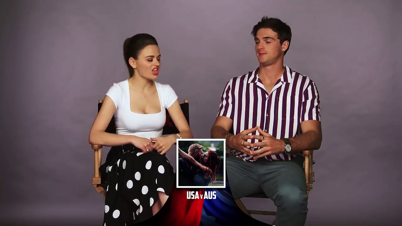 Joey King - Jacob Elordi American vs. Australian Word Battle | The Kissing Booth | Netflix