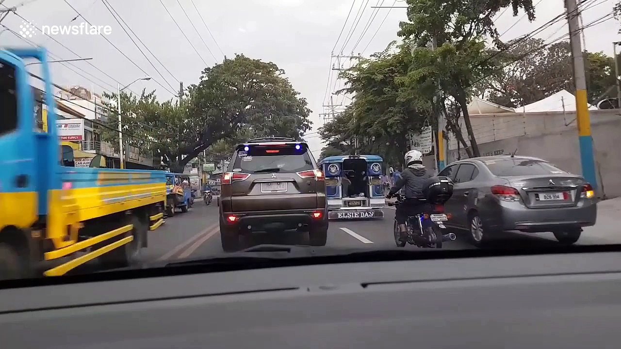 ‘Disco SUV’ blinds drivers with strobe lights every time it brakes