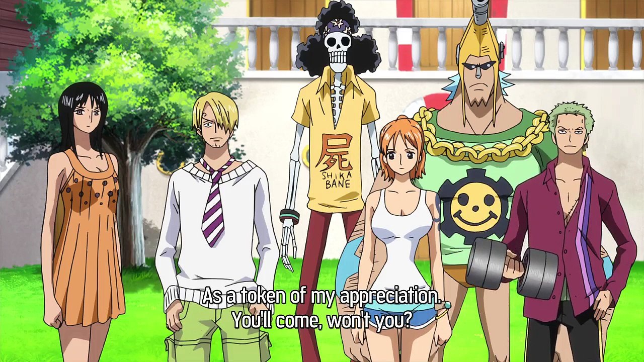 Shiki kidnapped Nami and throws away Straw Hats in Merveille ! #379