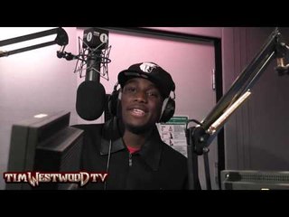 Marvell addressing the fans - Westwood