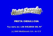 LOS RIELEROS DEL NORTE - PRIETA ORGULLOSA (KARAOKE)