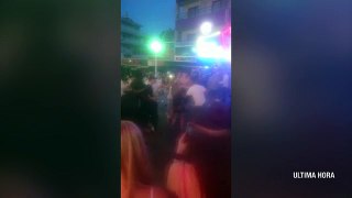British woman 'knocked out stone cold' during huge street fight 'between English and French tourists' in Magaluf
