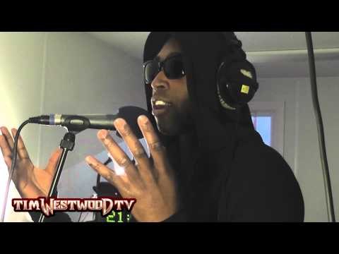 Tinie Tempah backstage interview part 2 - Westwood